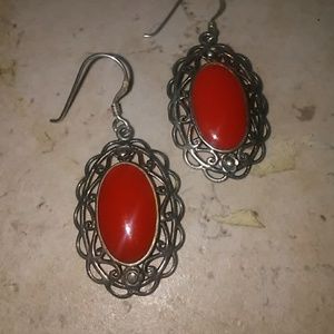 .925 filigree earrings